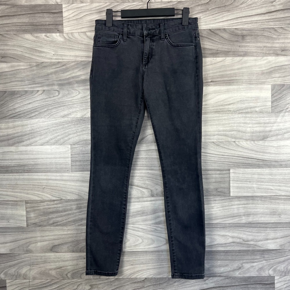 Joe's Ankle Skinny Jeans Womens Size 26W (27x27) Black Denim Dark Wash Stretch